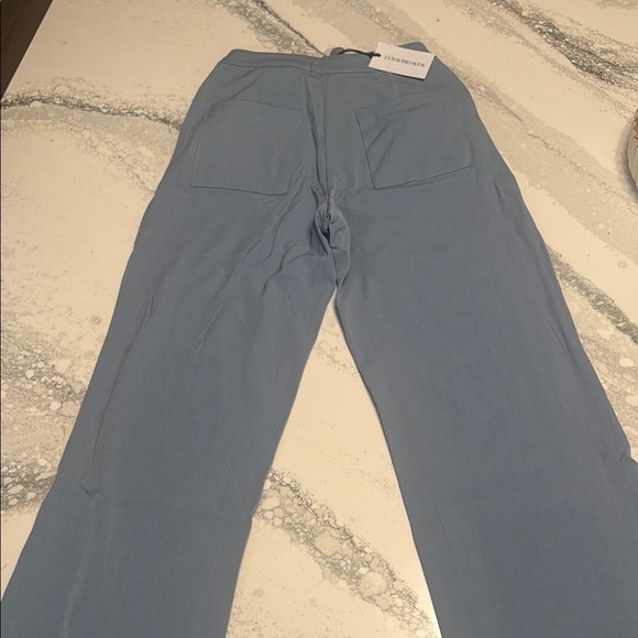 WeWoreWhat Wide Leg Pants in Light Blue - Picture 7 of 10